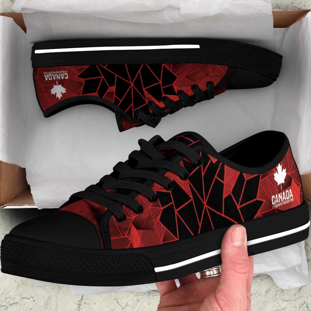 Women Rugby Canada Low Top Shoes Maple Energy Never Stops - Wonder Print Shop