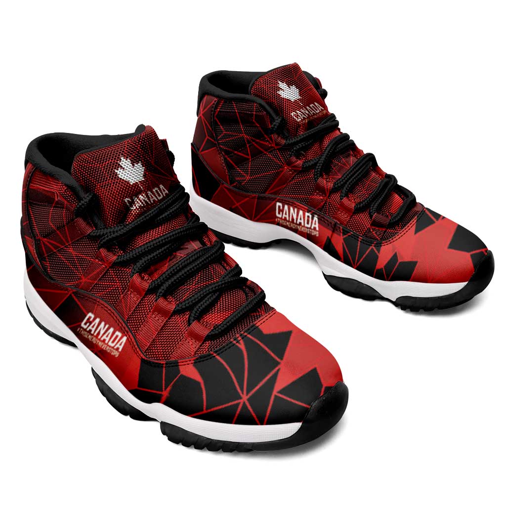 Women Rugby Canada Sneakers J11 Maple Energy Never Stops - Wonder Print Shop