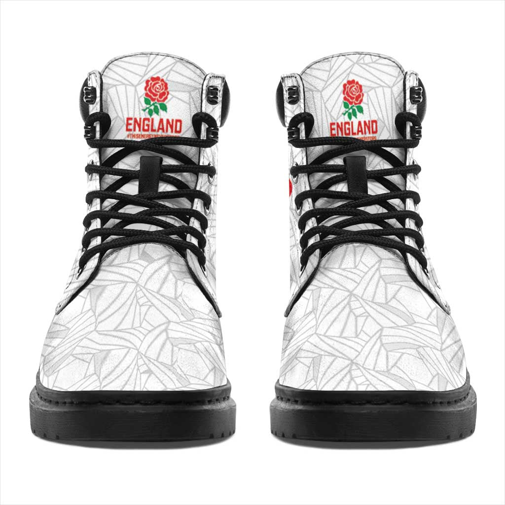 Women Rugby England All Season Boots Red Roses Energy Never Stops - Wonder Print Shop