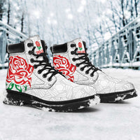 Women Rugby England All Season Boots Red Roses Energy Never Stops - Wonder Print Shop