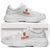 Women Rugby England Chunky Sneakers Red Roses Energy Never Stops - Wonder Print Shop