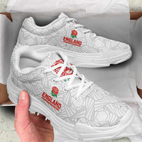 Women Rugby England Chunky Sneakers Red Roses Energy Never Stops - Wonder Print Shop