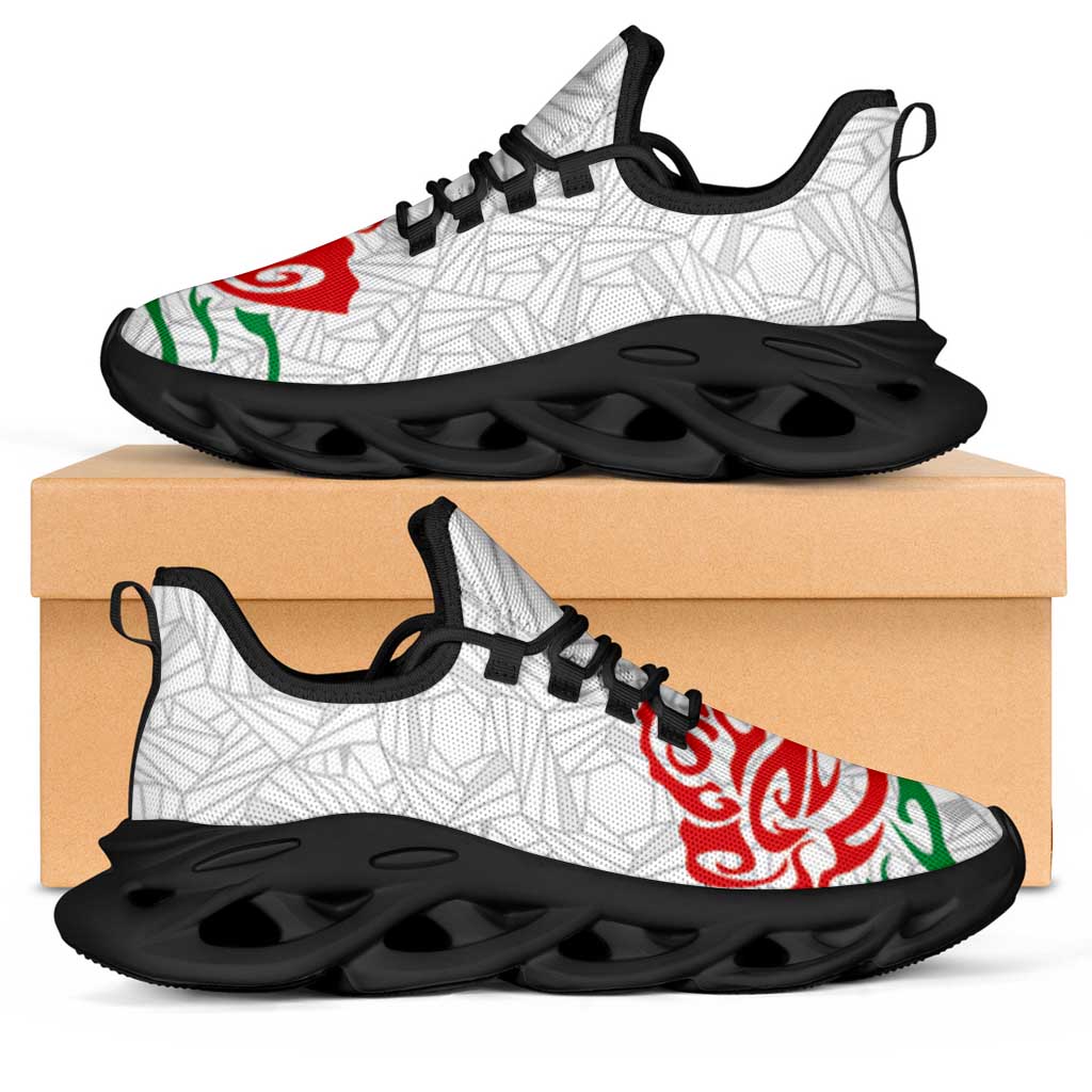 Women Rugby England Clunky Sneakers Red Roses Energy Never Stops - Wonder Print Shop