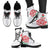 Women Rugby England Leather Boots Red Roses Energy Never Stops - Wonder Print Shop