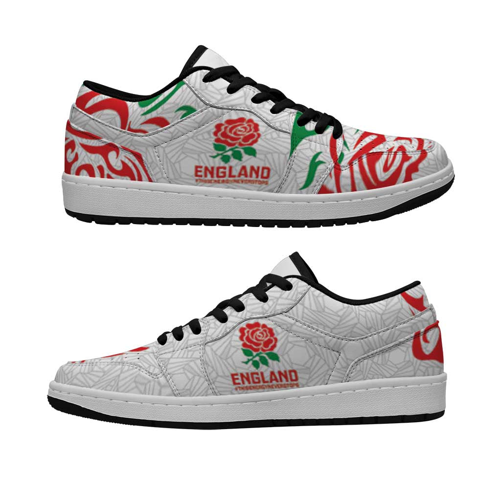 Women Rugby England Low Sneakers Red Roses Energy Never Stops - Wonder Print Shop