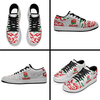 Women Rugby England Low Sneakers Red Roses Energy Never Stops - Wonder Print Shop