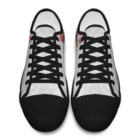 Women Rugby England Low Top Shoes Red Roses Energy Never Stops - Wonder Print Shop