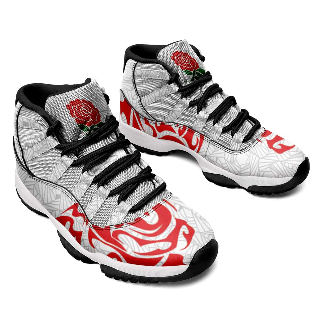 Women Rugby England Sneakers J11 Red Roses Energy Never Stops - Wonder Print Shop