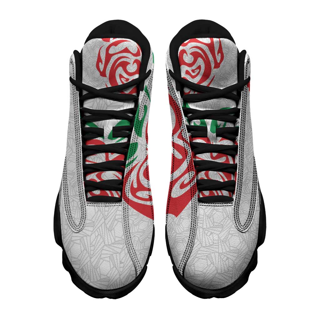 Women Rugby England Sneakers J13 Red Roses Energy Never Stops - Wonder Print Shop