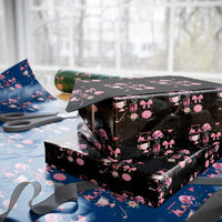 Womens Golf Lover Wrapping Paper Roll Cute Pink Bow Golf Sports Gift - Wonder Print Shop
