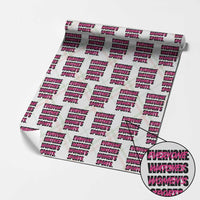 Womens Sports Wrapping Paper Roll Feminist Body Positivity Inclusive Equality - Wonder Print Shop