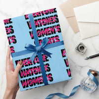 Womens Sports Wrapping Paper Roll Feminist Body Positivity Inclusive Equality - Wonder Print Shop