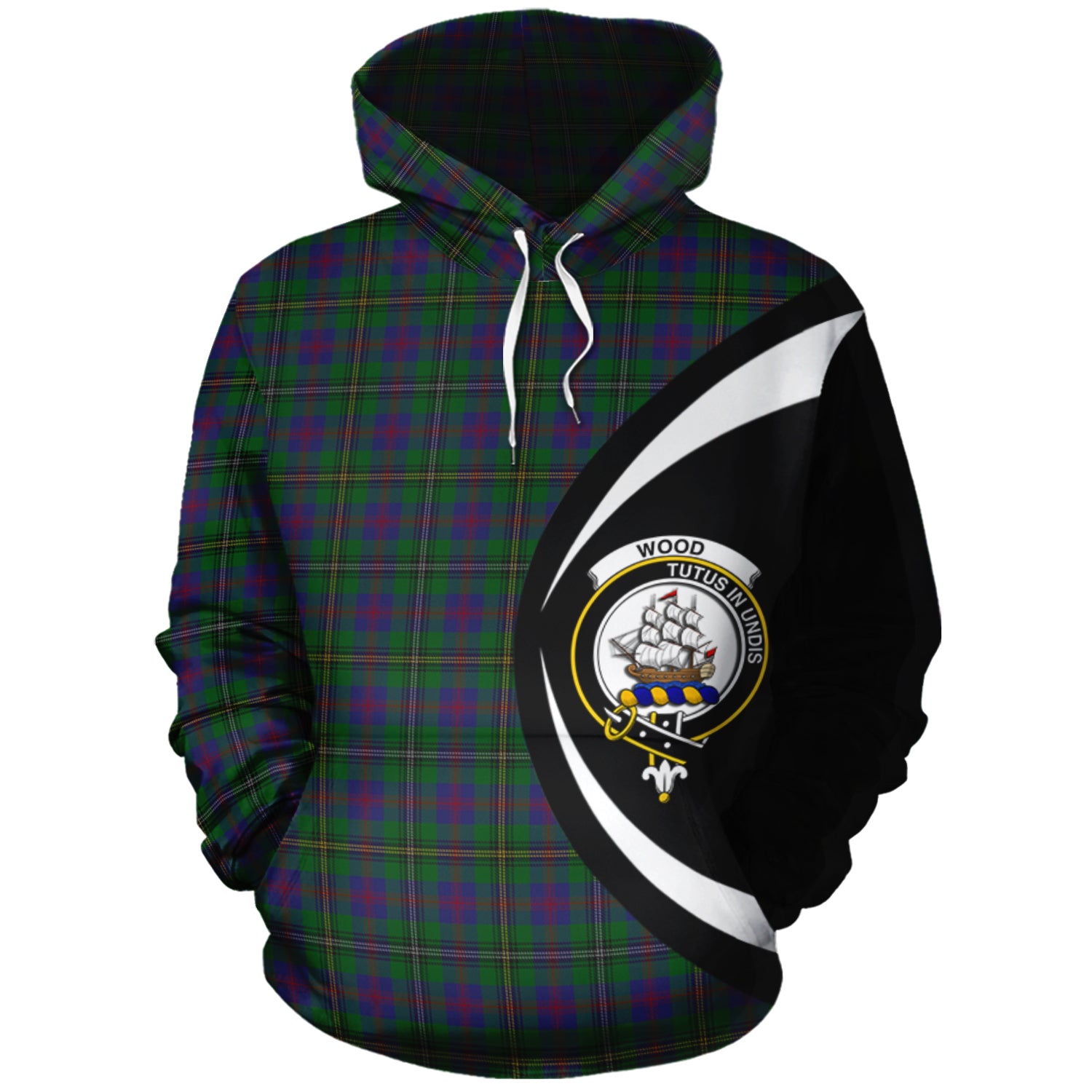 scottish-wood-clan-crest-circle-style-tartan-hoodie