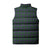 wood-clan-puffer-vest-family-crest-plaid-sleeveless-down-jacket