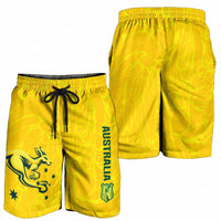 World Cricket Australia Shorts for Men Aussie! Aussie! Oi! Oi! Oi!