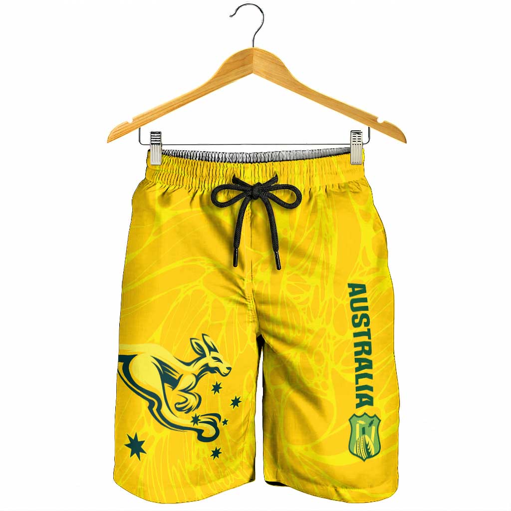 World Cricket Australia Shorts for Men Aussie! Aussie! Oi! Oi! Oi!