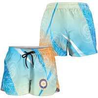 World Cricket India Shorts for Women Ashoka Chakra Jeetega Bhai Jeetega India Jeetega!