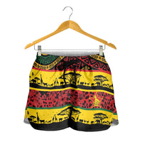 World Cricket Zimbabwe Shorts for Women Zimbabwe Bird Go Chevrons!
