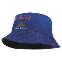World Football Haiti 2026 Bucket Hat Haiti est de Retour Blue Voodoo Veve Spirits - Wonder Print Shop