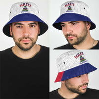 World Football Haiti 2026 Bucket Hat Haiti est de Retour White Voodoo Veve Spirits - Wonder Print Shop