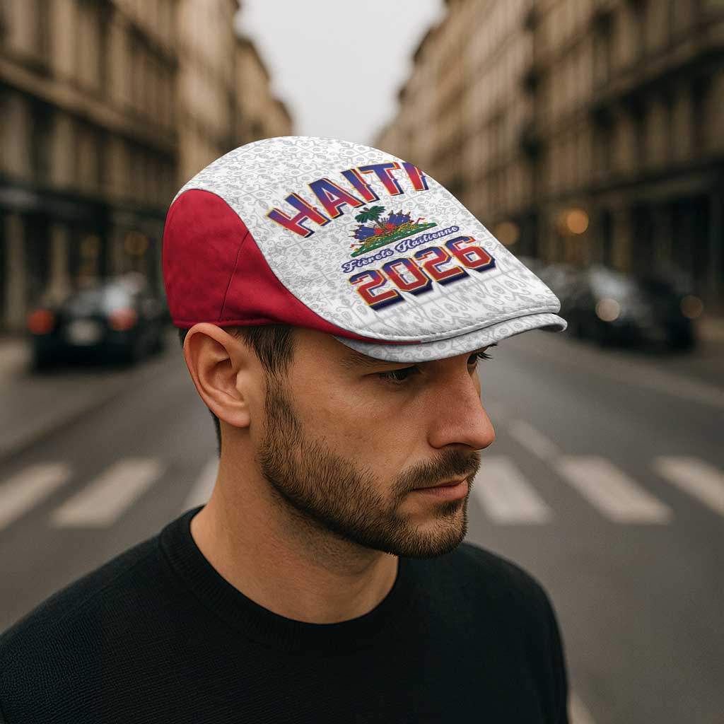 World Football Haiti 2026 Jeff Hat Haiti est de Retour White Voodoo Veve Spirits - Wonder Print Shop