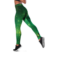 World Mental Health Awareness Month Leggings Warriors Brave Strong Galaxy Vibes - Wonder Print Shop