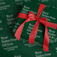 Worst Yankee Swap Gift Ever Good Luck Getting Rid Of Me Wrapping Paper Roll Christmas Gift Exchange - Wonder Print Shop