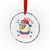 WTF Is A Kilometer Bruh Crystal Glass Ornament Funny Patriotic American Bald Eagle - Wonder Print Shop