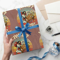 WWJD Probably Flip Tables Wrapping Paper Roll Retro Christian Humor