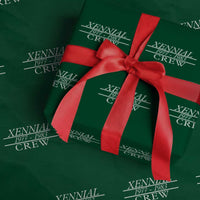 Xennial Crew 1977 to 1983 Wrapping Paper Roll Minimalist Bold Typography Graphic