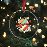 Xennial The Best of Two Generations Crystal Glass Ornament Retro Sunset Vintage 70s Graphic