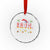 Xmas Bruh Crystal Glass Ornament Red Plaid Retro Xmas Pajamas Matching - Wonder Print Shop