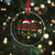 Xmas Bruh Crystal Glass Ornament Red Plaid Retro Xmas Pajamas Matching - Wonder Print Shop