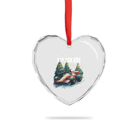 Xmas Car Racing Heart Crystal Glass Ornament Box Box Box Xmas Tree Colorful Light - Wonder Print Shop