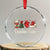 Xmas Cardiac Nurse Crystal Glass Ornament Cardiac Crew Anatomical Xmas Heart Anatomy Tree Bow - Wonder Print Shop