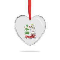 Xmas Cat Heart Crystal Glass Ornament Is This Jolly Enough - Wonder Print Shop