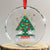 Xmas Chemistry Teacher Crystal Glass Ornament Oh Chemistree Laboratory Lab Tech Teacher Xmas Gift - Wonder Print Shop