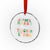 Xmas Choral Music Teacher Crystal Glass Ornament In My Merry Chorus Teacher Era Xmas Carol Master - Wonder Print Shop