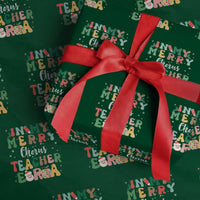 Xmas Choral Music Teacher Wrapping Paper Roll In My Merry Chorus Teacher Era Xmas Carol Master