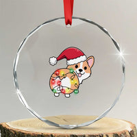 Xmas Corgi Dog Crystal Glass Ornament Cute Animal Pet Puppy Lover Gift Xmas Lights TS10