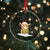 Xmas Cow Crystal Glass Ornament Scottish Highland Cow Moo-rry Christmas - Wonder Print Shop