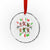 Xmas Crew Crystal Glass Ornament Black African American Santa Reindeer Snowman Dabbing - Wonder Print Shop