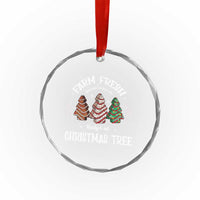 Xmas Crystal Glass Ornament Farm Fresh Sprinkles Frosting Cake Ready To Eat Christmas Tree TS11