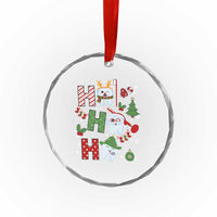 Xmas Dentist Crystal Glass Ornament Ho Ho Ho Tooth Dental TS09