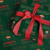 Xmas Dumpster Fire Wrapping Paper Roll Warm Holiday Wishes