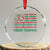 Xmas Fishing Crystal Glass Ornament Merry Fishmas Fisherman American Flag TS09