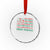 Xmas Fishing Crystal Glass Ornament Merry Fishmas Fisherman American Flag TS09