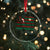 Xmas Fishing Crystal Glass Ornament Merry Fishmas Fisherman American Flag TS09