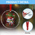 Xmas Fishing Crystal Glass Ornament Merry Fishmas Fisherman Santa Hat Fish TS09