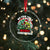 Xmas Fishing Crystal Glass Ornament We Fish You A Merry Christmas Santa Hat TS09
